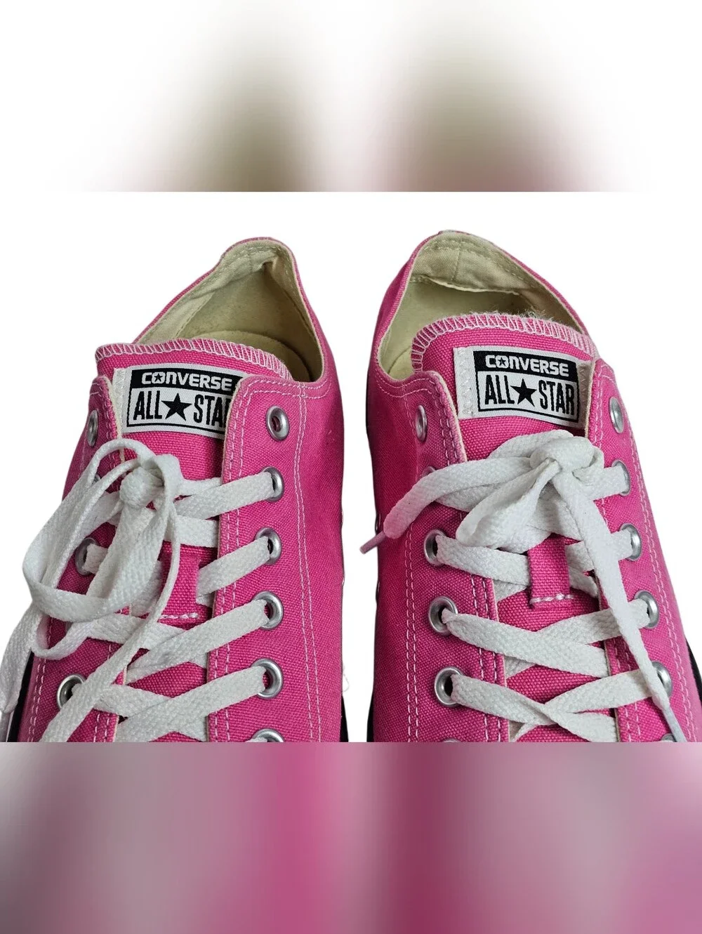 Converse Chuck Taylor All Star Low Pink Paper Shoes 147141F Men's 12, Women's 14